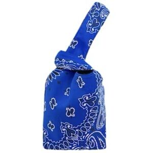 Yaito - Blue Paisley Bag